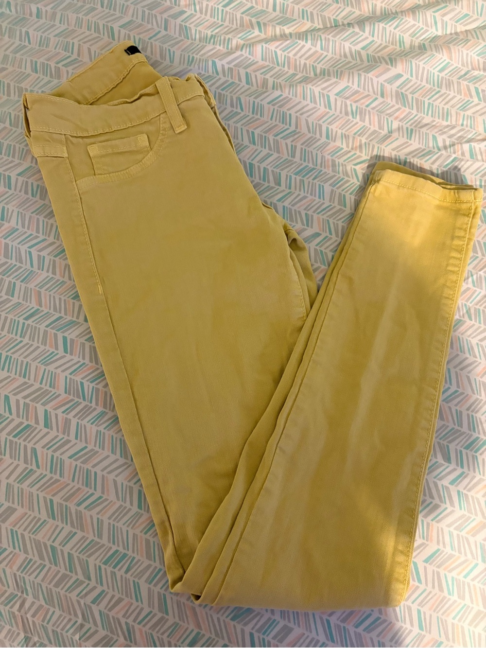 Flying Monkey Yellow Skinny Pants